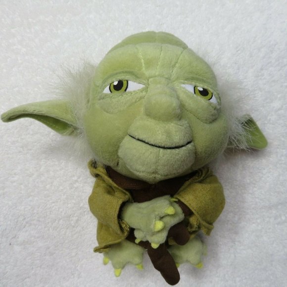Vintage Star Wars Yoda Stuffed Plush Doll Toy Lucas film LTD 8" - Picture 10 of 10